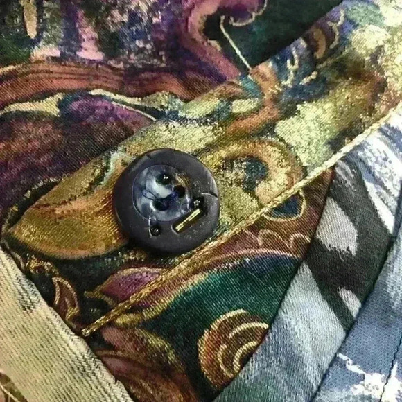 Vintage Deanna  Gauthier Reversible Vest - Picture 12 of 13